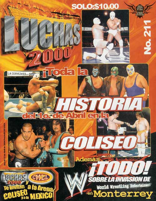 Luchas 2000 211 Magazine PWcatalog