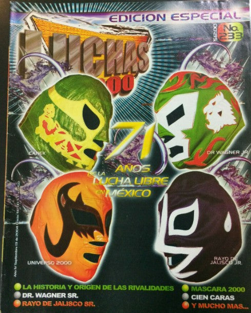 Luchas 2000 233 Magazine PWcatalog