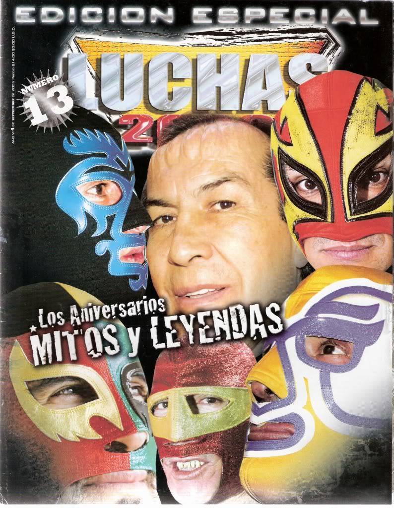 Luchas 2000 Volume 13 Magazine PWcatalog