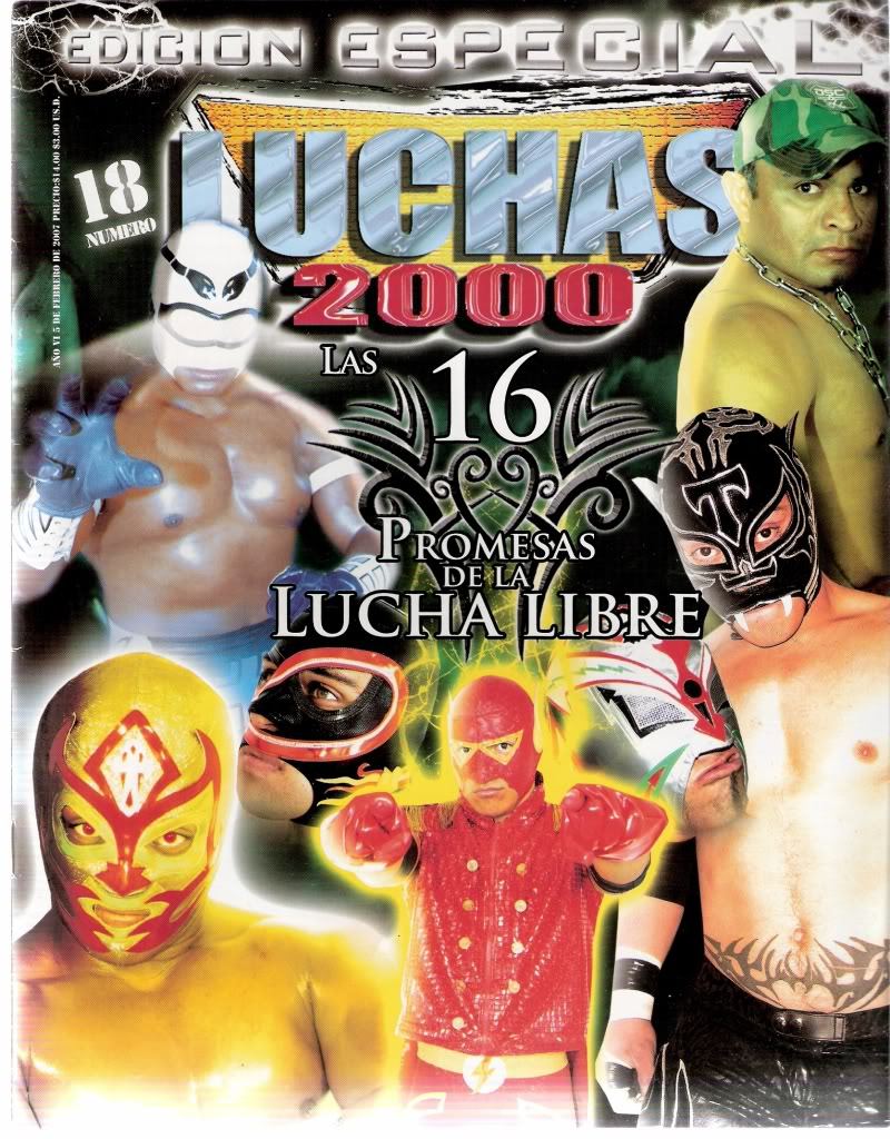 Luchas 2000 Volume 18 Magazine PWcatalog