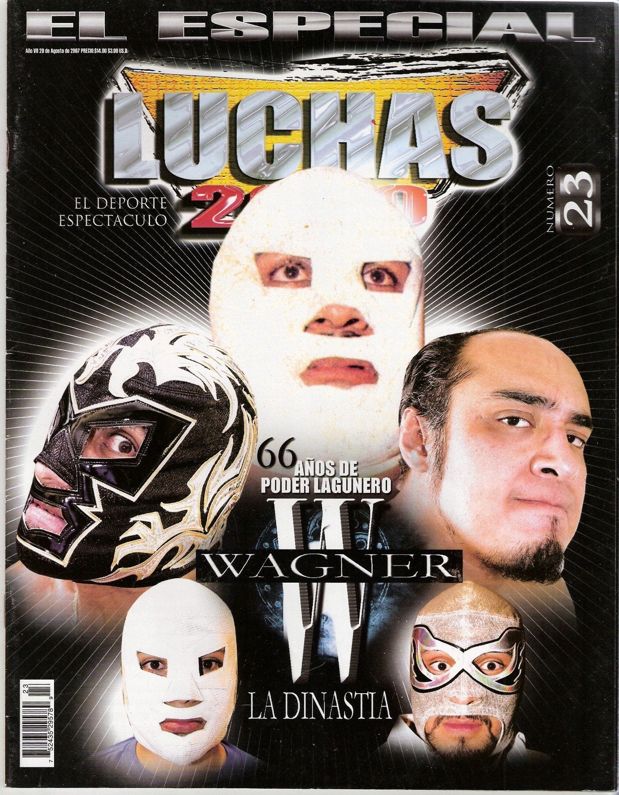 Luchas 2000 Volume 23 Magazine PWcatalog