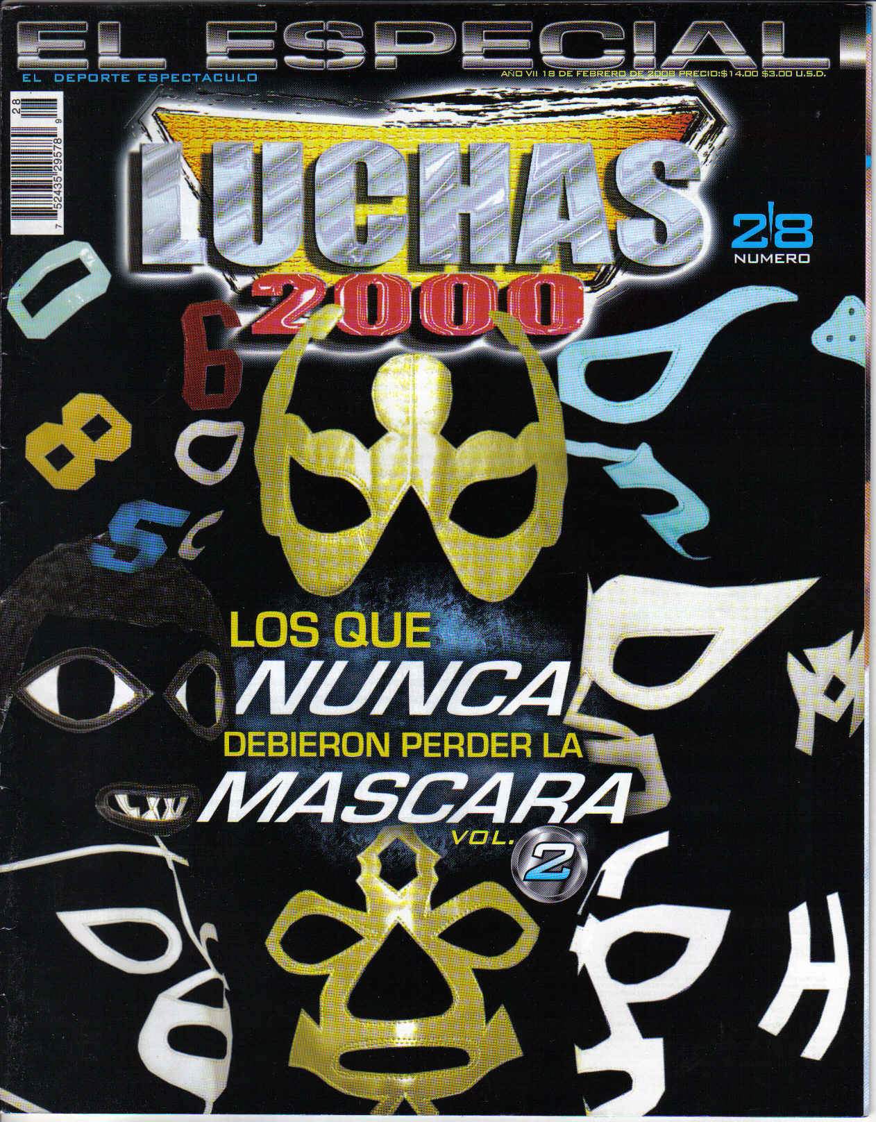 Luchas 2000 Volume 28 Magazine PWcatalog