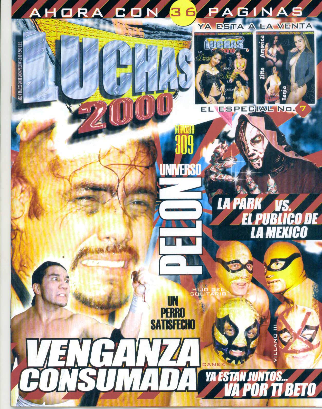 Luchas 2000 Volume 309 Magazine PWcatalog