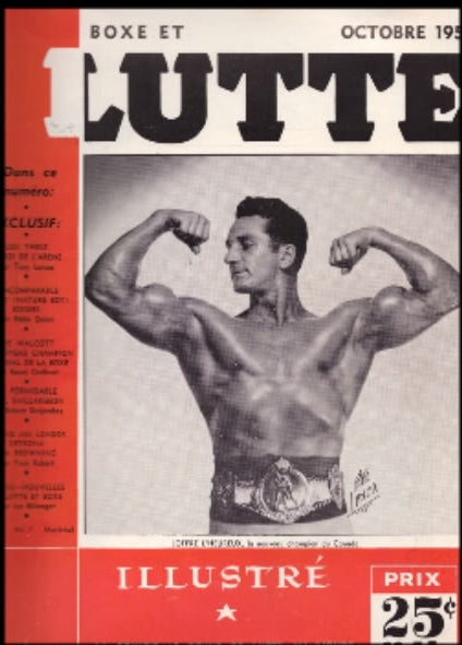 La Lutte Illustré October 1951 Magazine PWcatalog