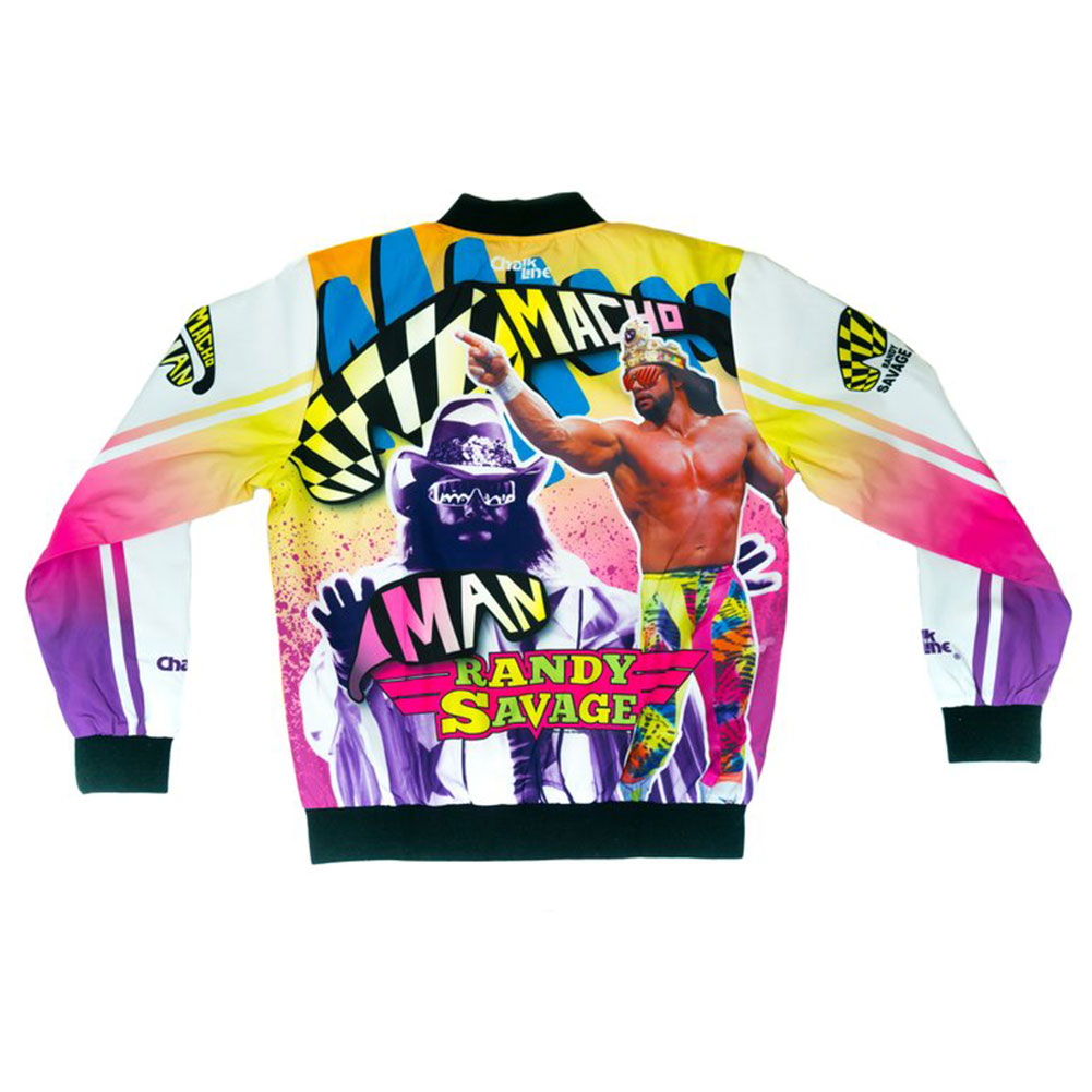 Macho Man Randy Savage Retro Fanimation Chalk Line Jacket Pwcatalog
