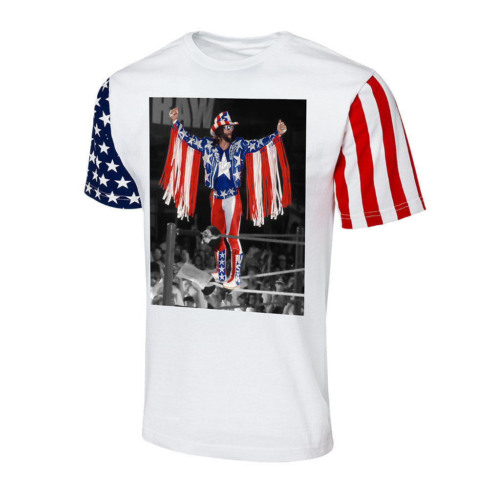 Macho Man Randy Savage Stars & Stripes Collection T-Shirt Pwcatalog