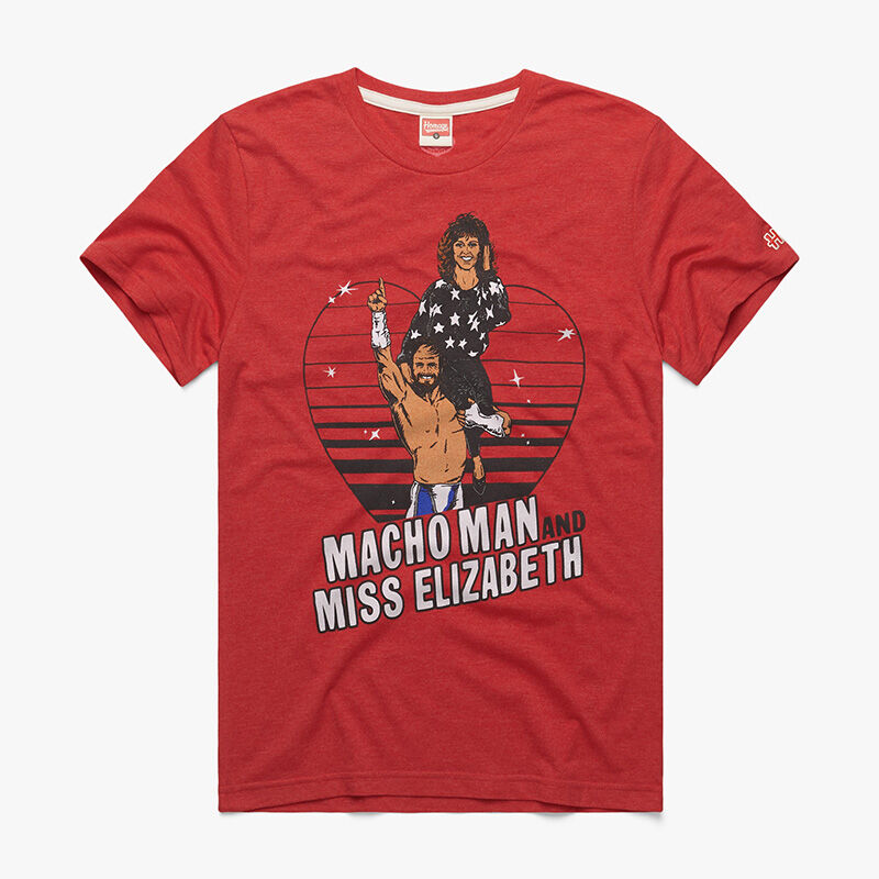 Macho Man Randy Savage & Miss Elizabeth Homage T-Shirt Pwcatalog