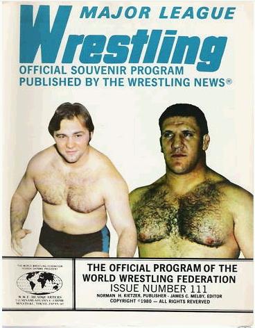 Major League Wrestling 1980 vol 111 Magazine PWcatalog