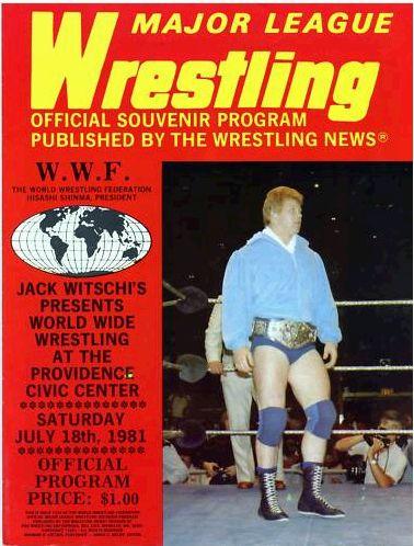 Major League Wrestling July 1981 Magazine PWcatalog