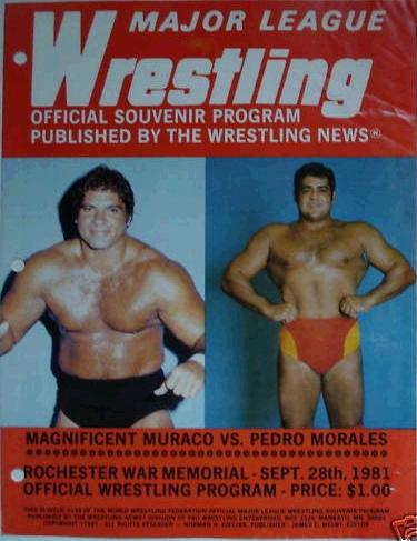Major League Wrestling September 1981 Magazine PWcatalog