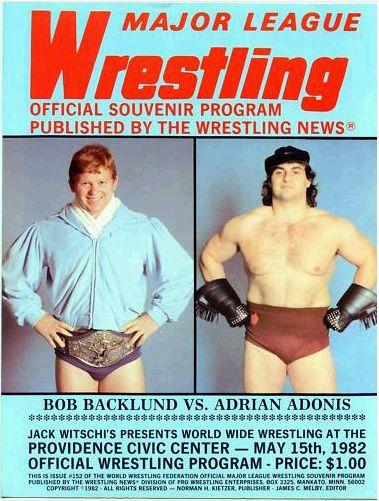 Major League Wrestling May 1982 Magazine PWcatalog