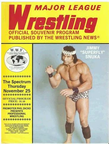 Major League Wrestling November 1982 Magazine PWcatalog