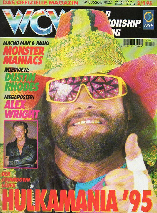 WCW German Magazine March-April 1995 Magazine PWcatalog