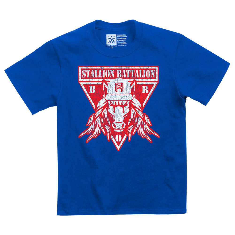 Matt Riddle Stallion Battalion Youth Authentic T-Shirt Pwcatalog
