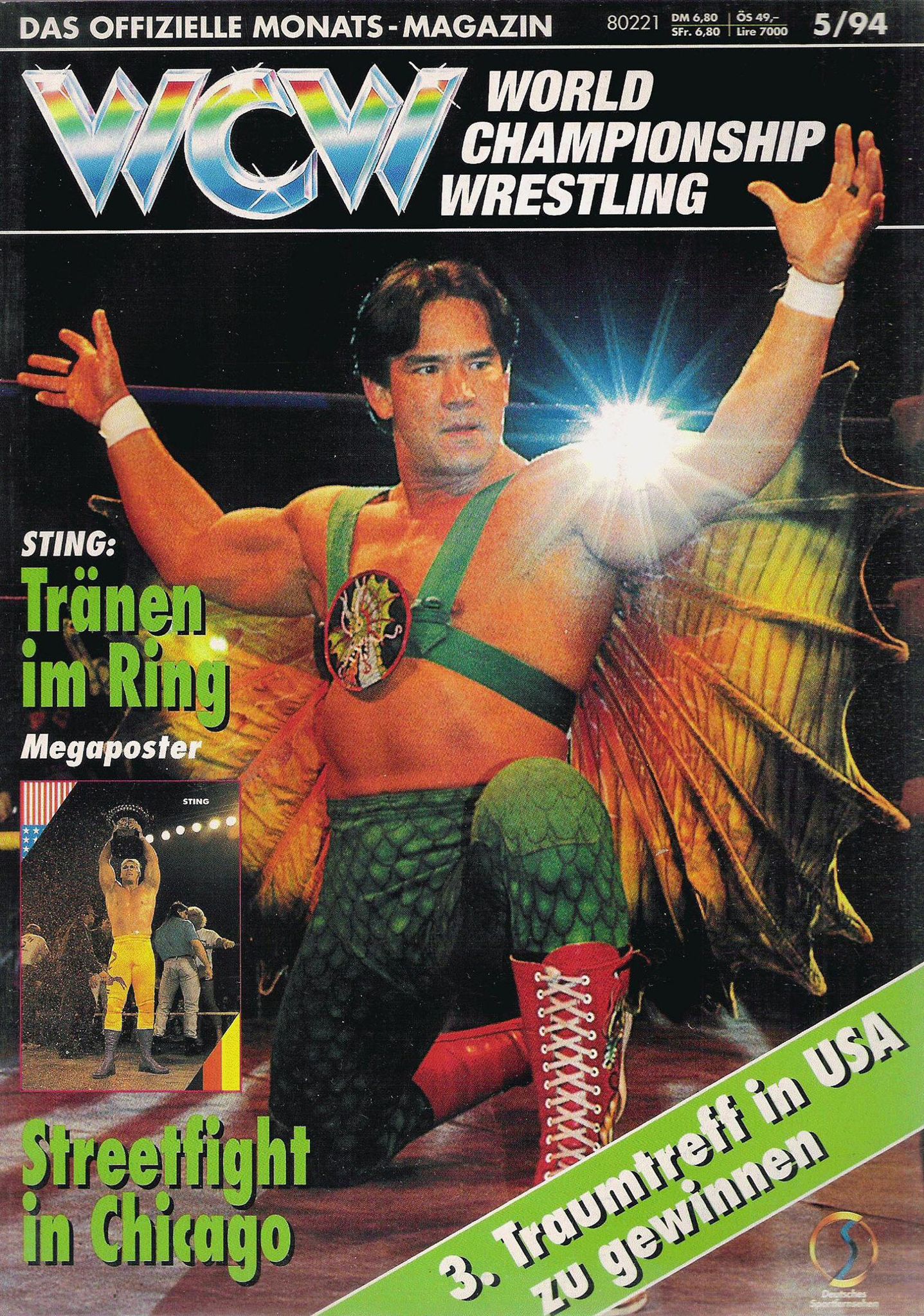 WCW German Magazine May 1994 Magazine PWcatalog