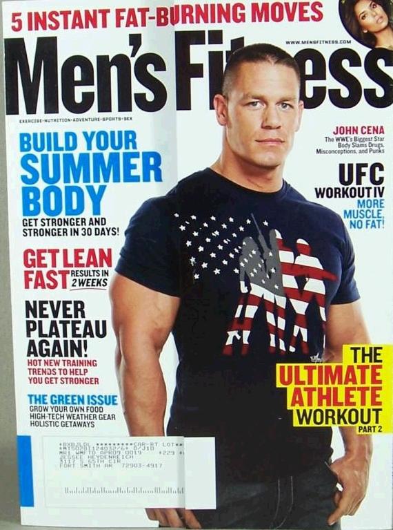 Mens Fitness April 2009 John Cena Magazine PWcatalog