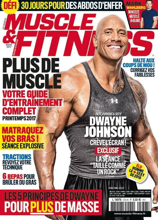 Muscle & Fitness March 2017 French Edition Magazine PWcatalog