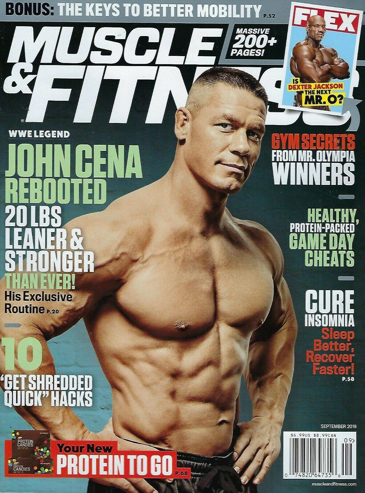 Muscle & Fitness September 2019 John Cena Magazine PWcatalog
