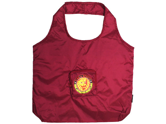 NJPW Lion Mark Eco Bag (Burgundy) PWcatalog