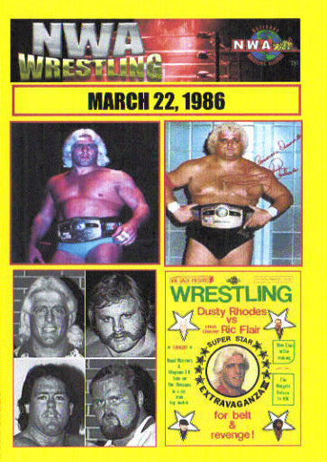 NWA program 1986-03 Magazine PWcatalog