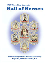NWA program hall of heroes 2009 Magazine PWcatalog