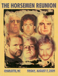 NWA program the horsmen reunion 2009-08 Magazine PWcatalog