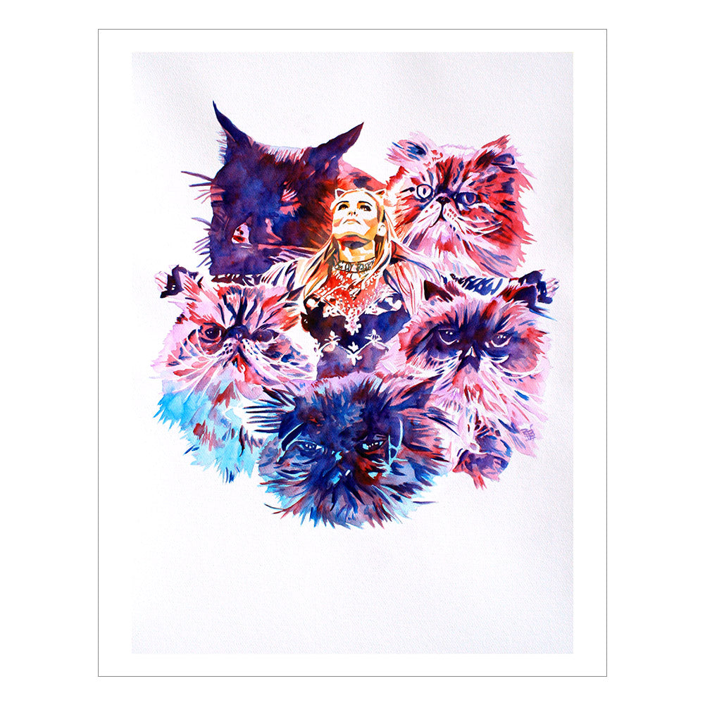 Natalya 11 x 14 Rob Schamberger Art Print Pwcatalog