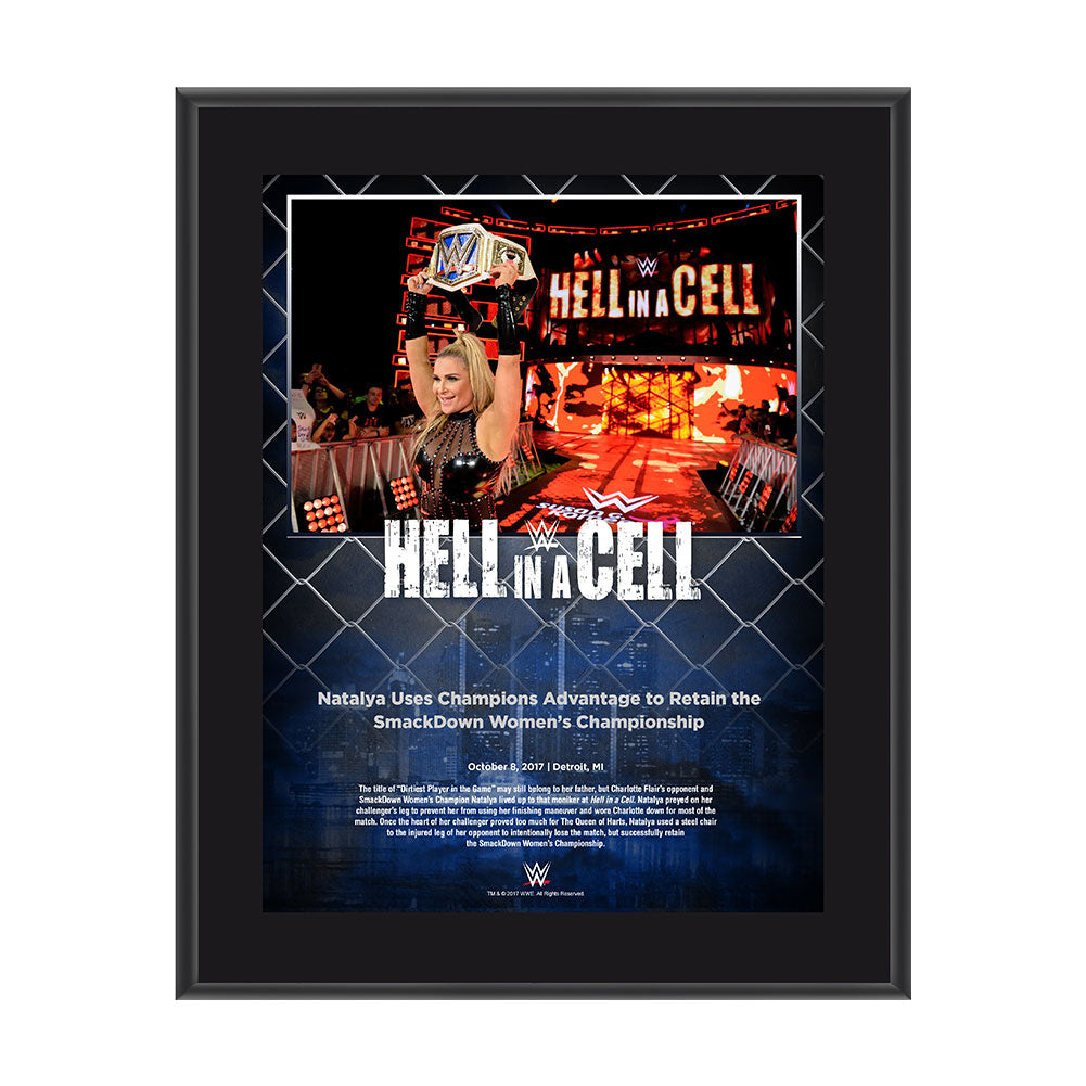 Natalya Hell In A Cell 2017 10 x 13 Commemorative Photo Plaque Pwcatalog