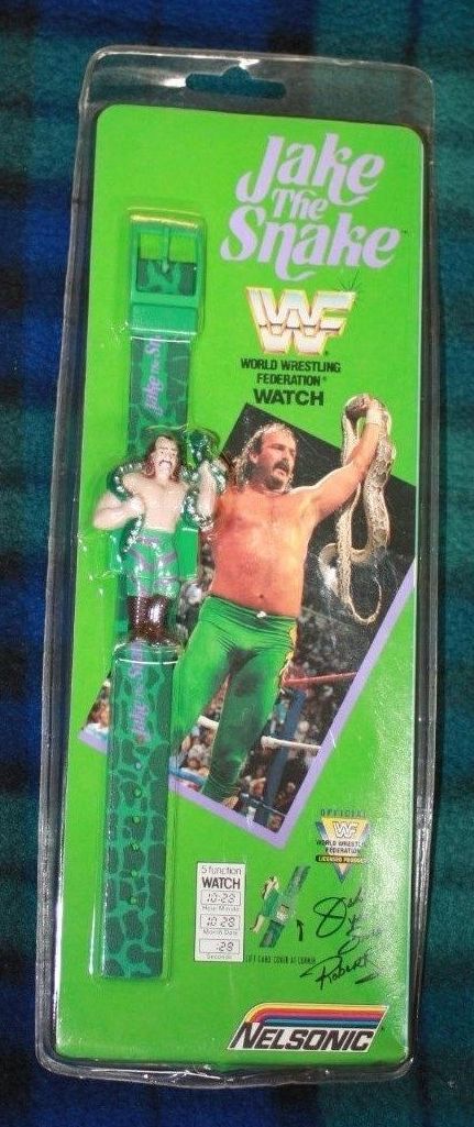 Nelsonic Jake The Snake Roberts Watch 1991 Watches PWcatalog