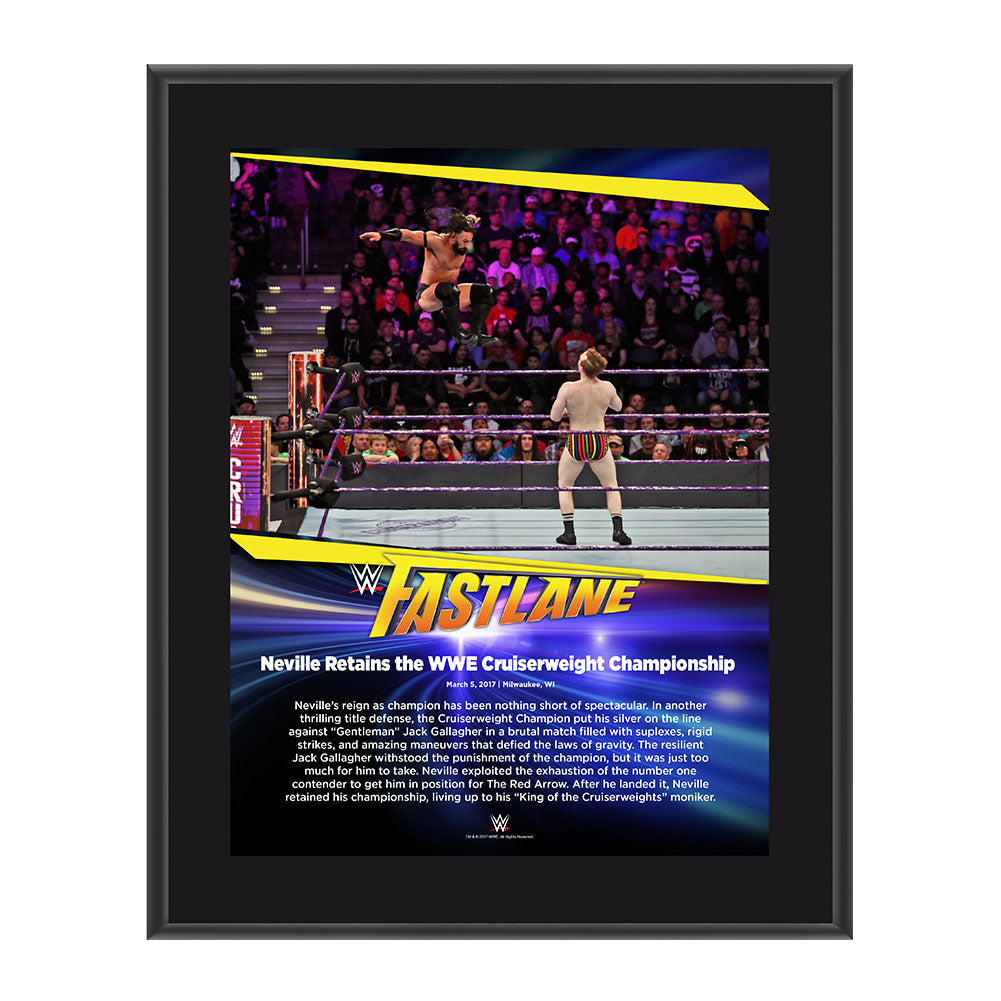 Neville FastLane 2017 10 X 13 Commemorative Photo Plaque Pwcatalog
