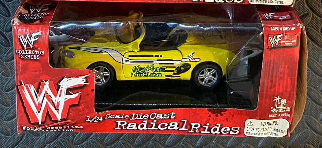 WWF Radical rides New Age Outlaws PWcatalog