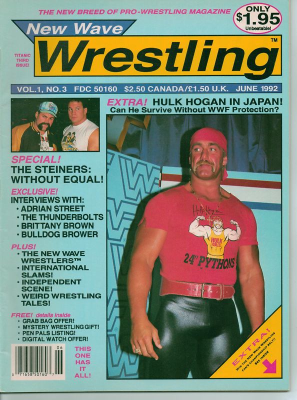 New Wave Wrestling June 1992 Magazine PWcatalog