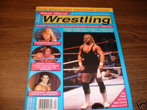 New Wave Wrestling April 1993 Magazine PWcatalog