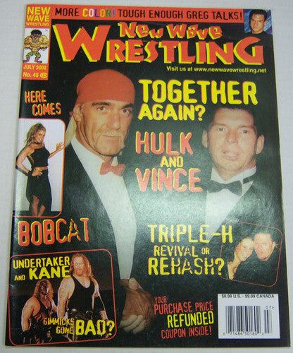 New Wave Wrestling July 2002 Magazine PWcatalog