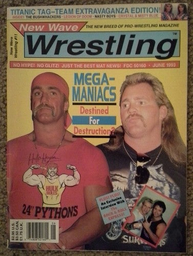 New Wave Wrestling June 1993 Magazine PWcatalog