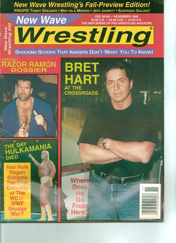 New Wave Wrestling November 1996 Magazine PWcatalog