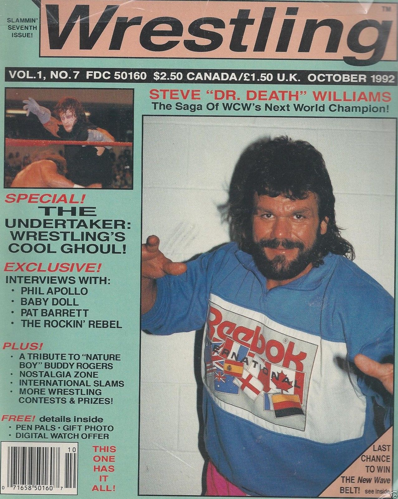 New Wave Wrestling October 1992 Magazine PWcatalog