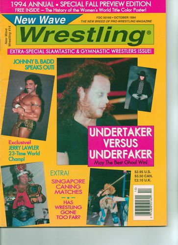 New Wave Wrestling October 1994 Magazine PWcatalog
