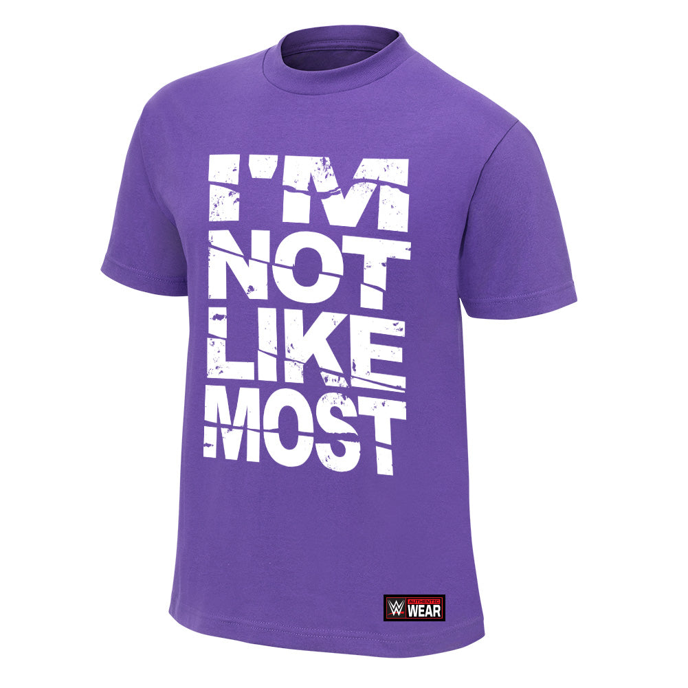 Nia Jax I'm Not Like Most Purple Authentic T-Shirt Pwcatalog