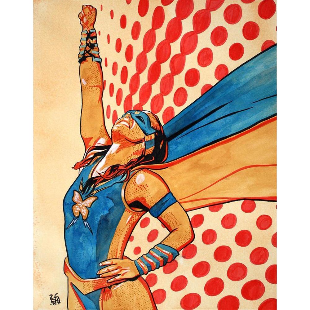 Nikki A.S.H. Alter Ego Rob Schamberger Art Print Pwcatalog