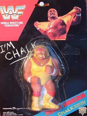 Noteworthy Figural Chalk 1991 Hulk Hogan PWcatalog