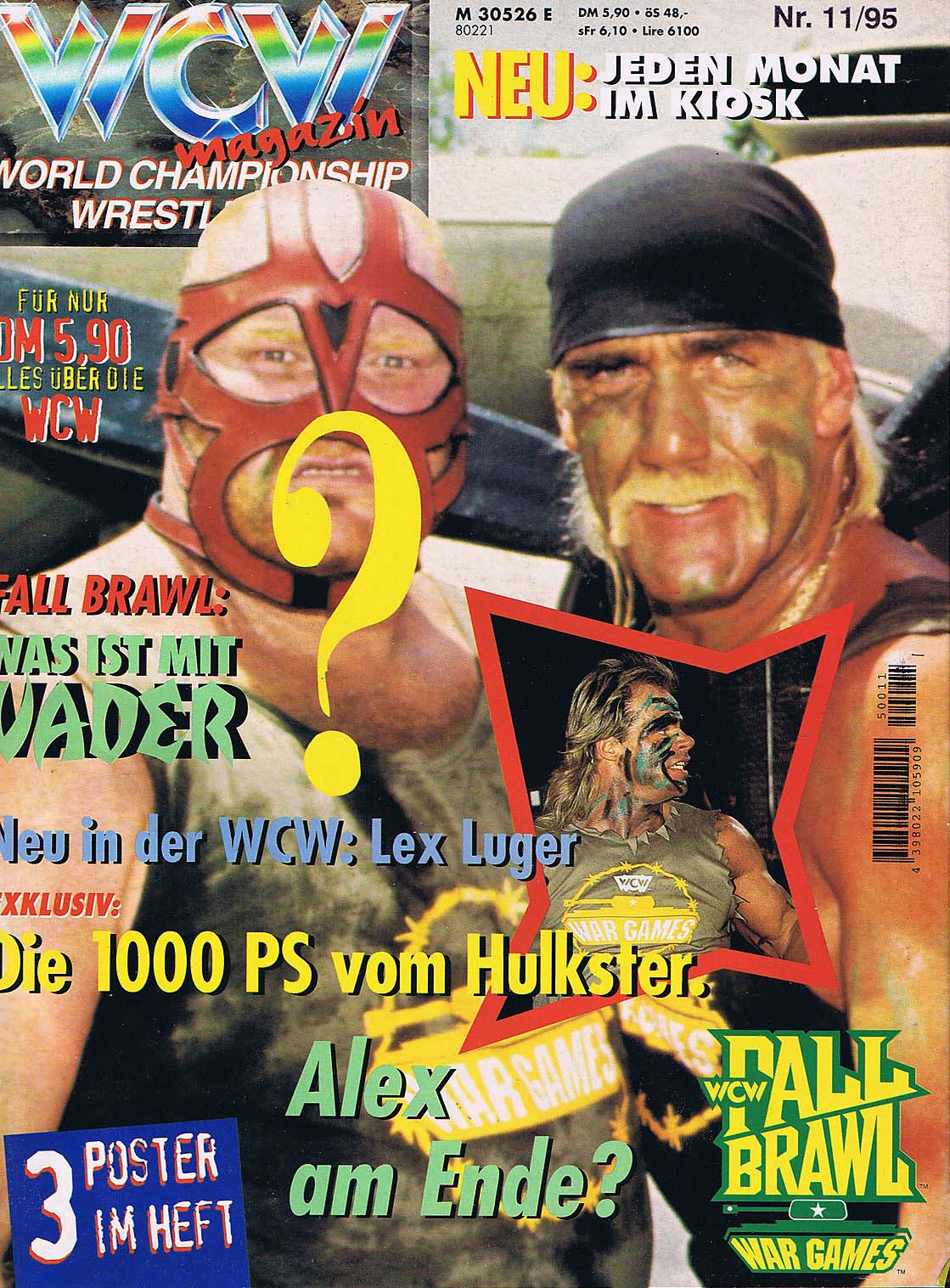 WCW German Magazine November 1995 Magazine PWcatalog