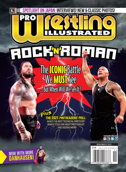 Pro Wrestling Illustrated November 2021 Magazine PWcatalog