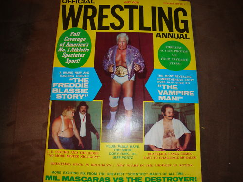 Official Wrestling 1974 Magazine PWcatalog