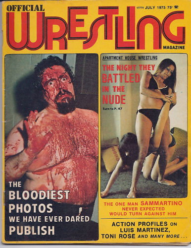 Official Wrestling July 1975 Magazine PWcatalog