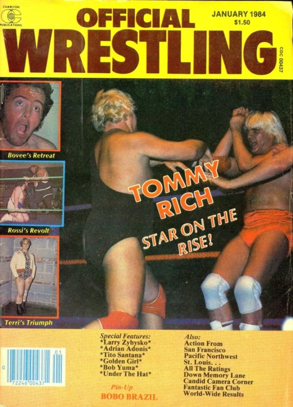 Official Wrestling January 1984 Magazine PWcatalog