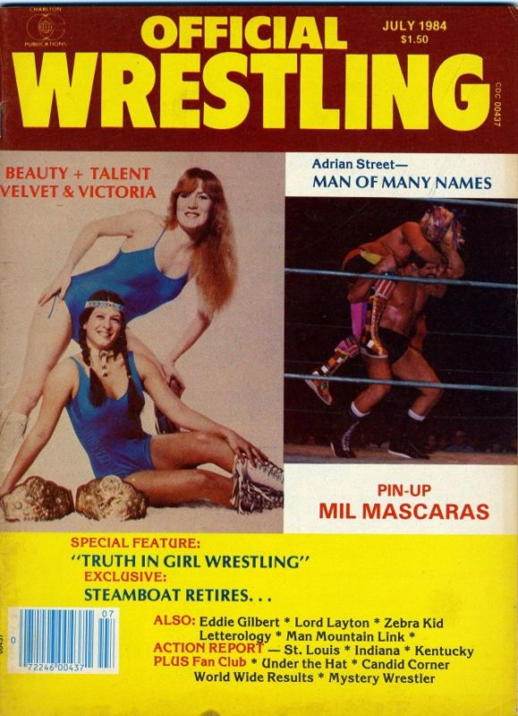 Official Wrestling July 1984 Magazine PWcatalog