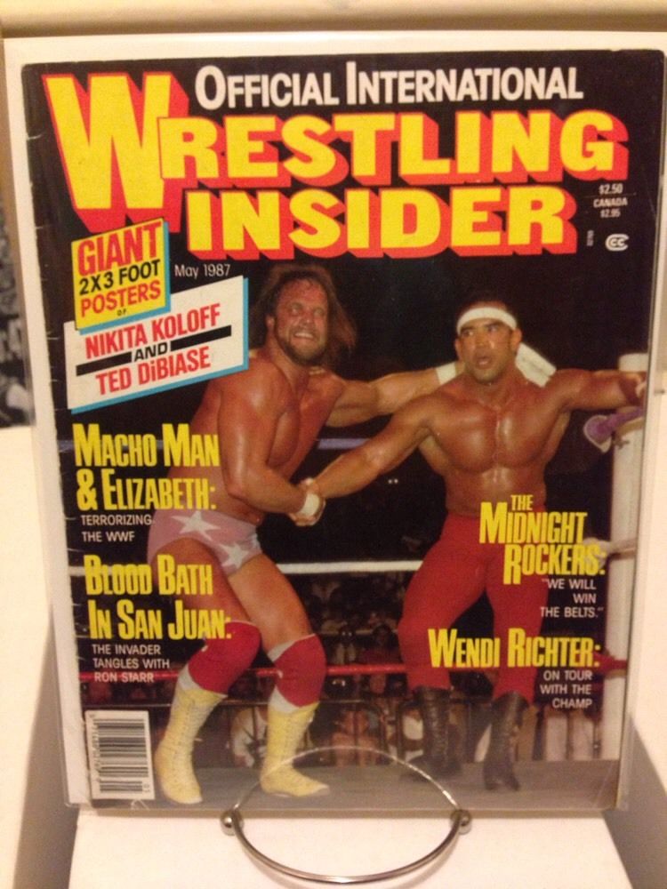 Official International Wrestling Insider May 1987 Magazine PWcatalog