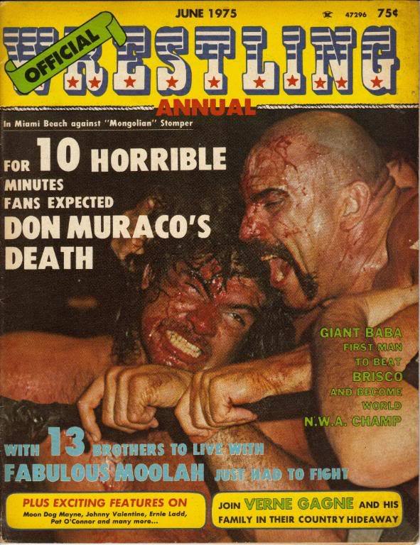 Official Wrestling June 1975 Magazine PWcatalog