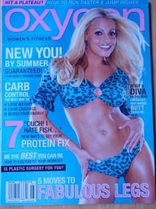 Oxygen June 2002 Trish Stratus Magazine PWcatalog